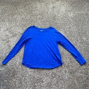 Royal Blue Long Sleeve T-shirt.  Old Navy! Never worn.